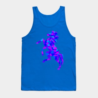 Colorful Geometric Horse Tank Top